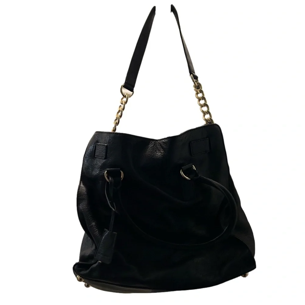 Michael Kors Hamilton , soft black leather.